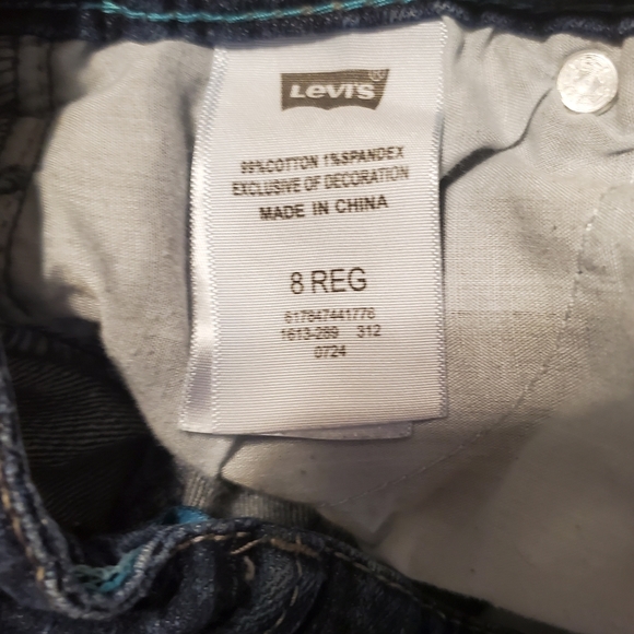 Levi's skinny jeans 8 regular girls - Picture 4 of 6